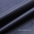Tissu oxford en revêtement en revêtement noir 190d pour imperméable